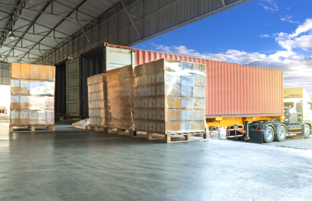 Importer transloads freight into a warehouse before final destination