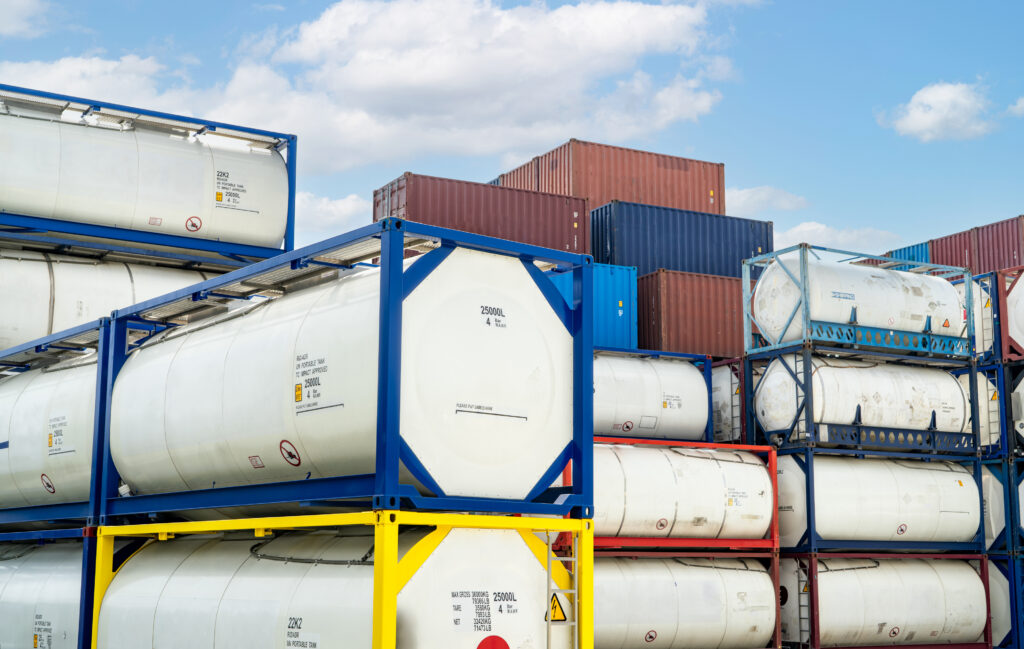 tank containers for global transportation